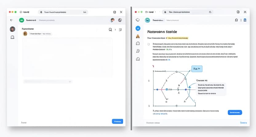 Capture d'écran comparant les réponses d'un chatbot générique et d'un tuteur IA spécialisé en mathématiques sur un même problème