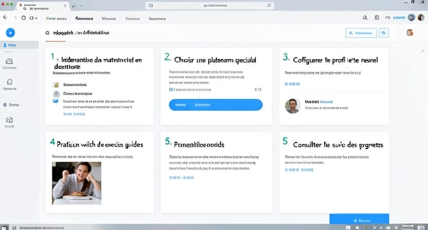 Infographie des étapes pour choisir et utiliser un tuteur IA spécialisé par matière