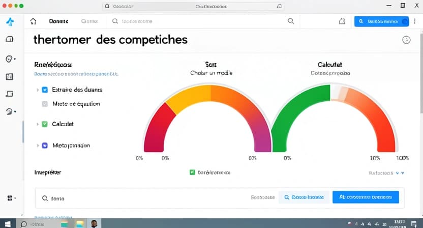 Visualisation d'un tableau de bord de progression montrant les forces et faiblesses par compétence en physique