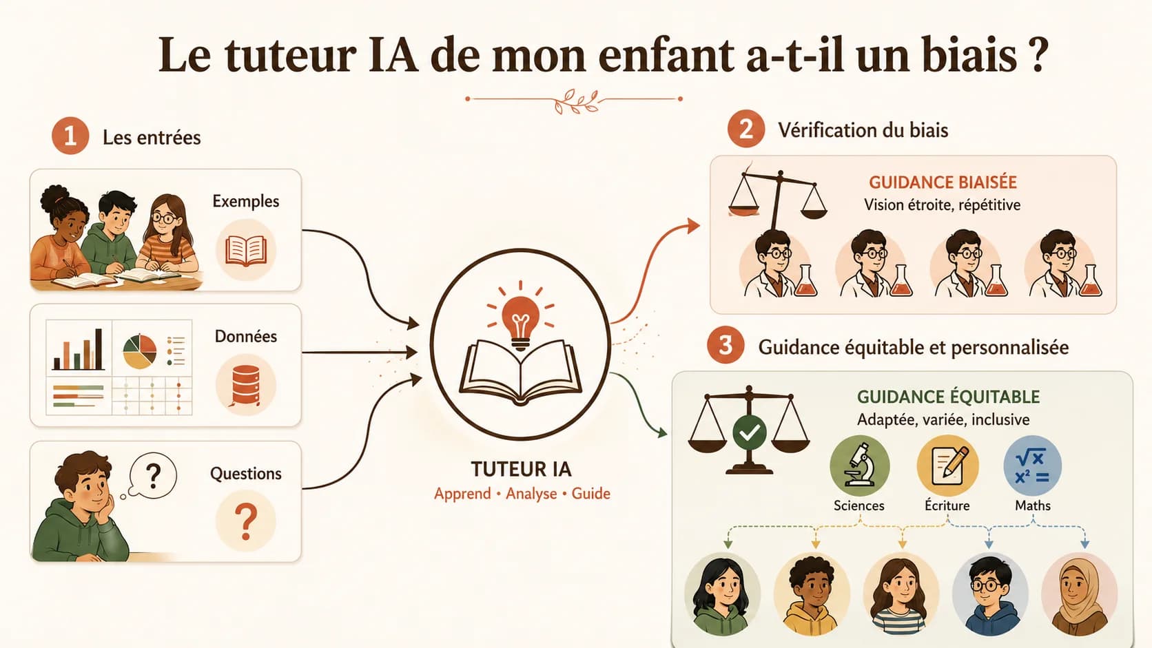 Le tuteur IA de mon enfant a-t-il un 'biais' ? Décryptage pour les parents d'une question technique qui impacte l'apprentissage
