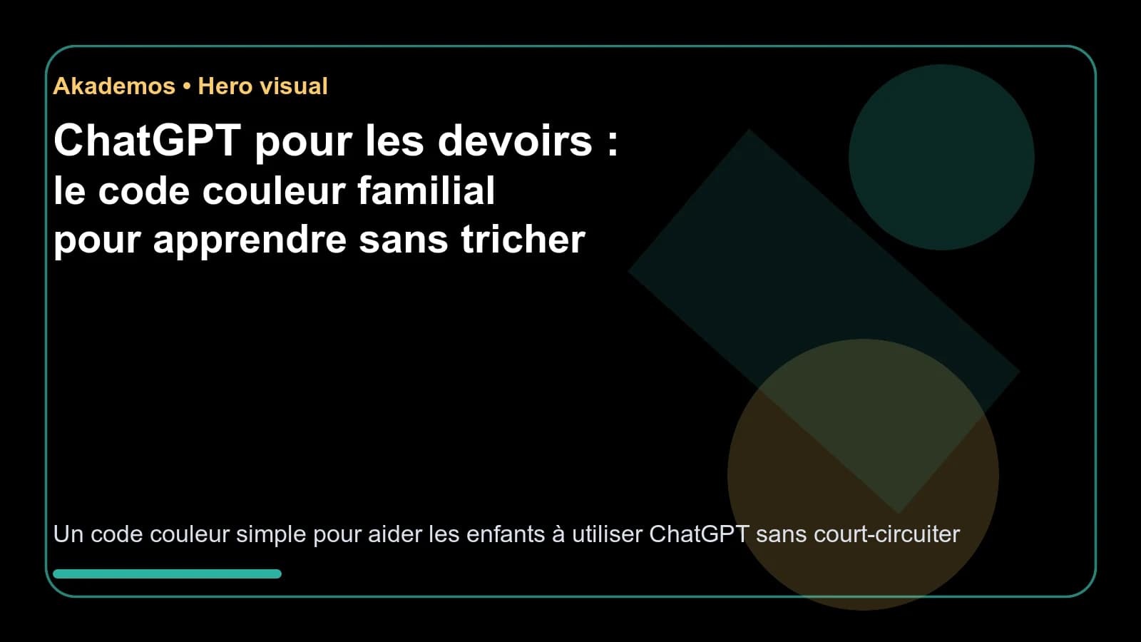 ChatGPT pour les devoirs : le code couleur familial pour apprendre sans tricher
