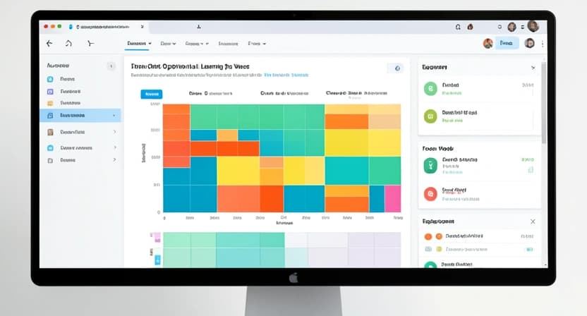 Graphique de type "carte de chaleur" montrant les heures de la semaine où un enfant est le plus réceptif et performant sur la plateforme de tutorat