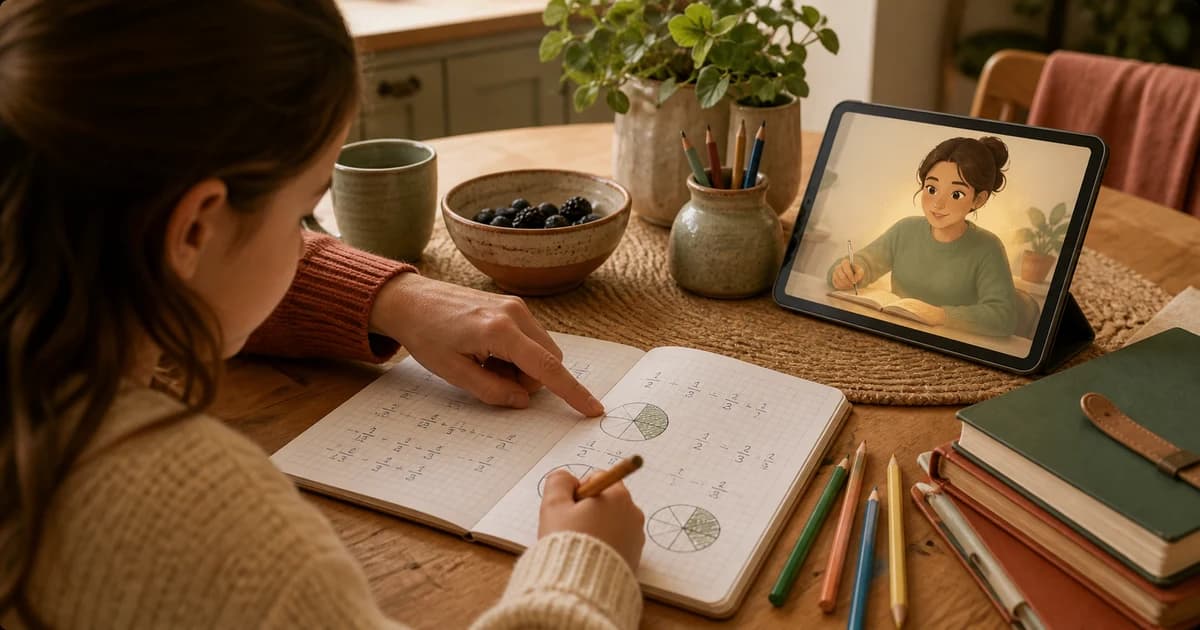 Exercices de maths 6e corrigés par IA : le guide parent pour aider sans faire à la place