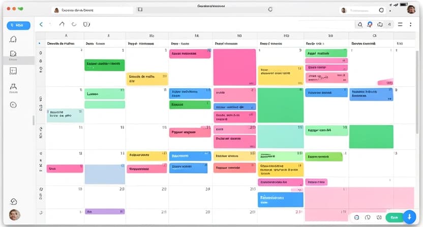 Capture d'écran d'un agenda Google ou d'une application de planification familiale type Cozi, montrant un emploi du temps surchargé avec des créneaux colorés pour "Devoirs de Léa", "RDV orthophoniste", "Achats fournitures", "Réunion parents-profs"