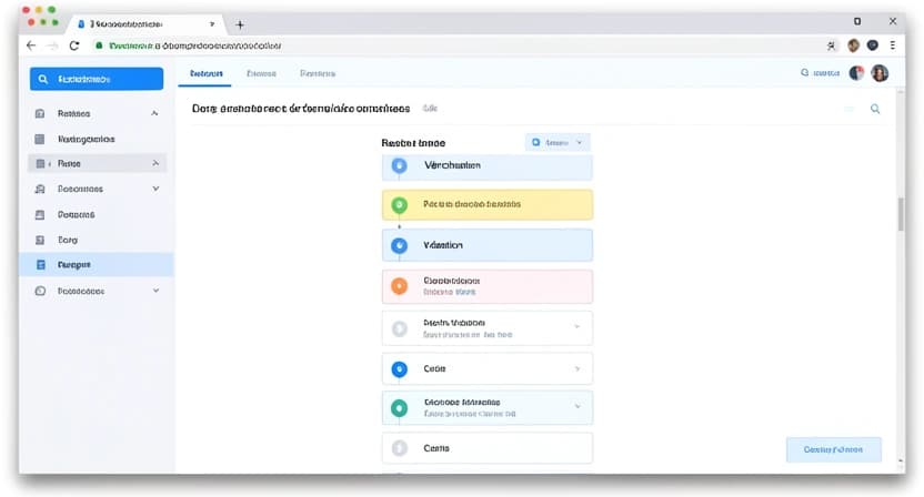Interface de la plateforme Akademos montrant un parcours d'apprentissage structuré en étapes