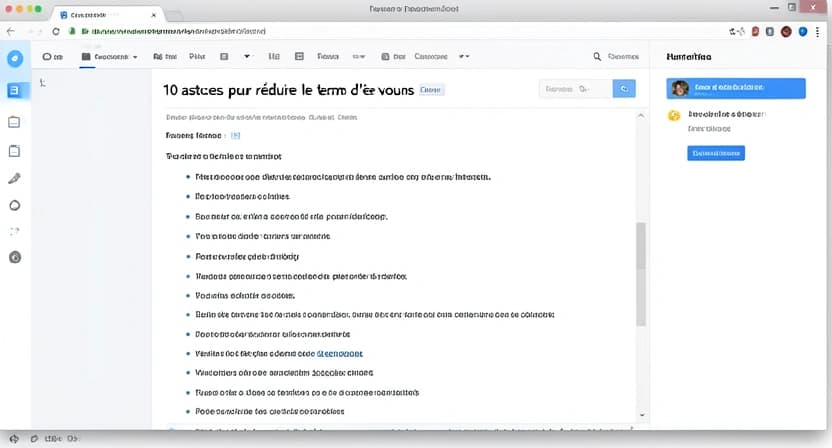 Capture d'écran d'un article de blog parental populaire titrant "10 astuces pour réduire le temps d'écran", avec des conseils génériques comme "fixer des limites" et "proposer des alternatives"