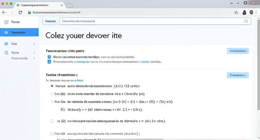 Capture d'écran réaliste d'une page web typique promettant des réponses instantanées aux devoirs