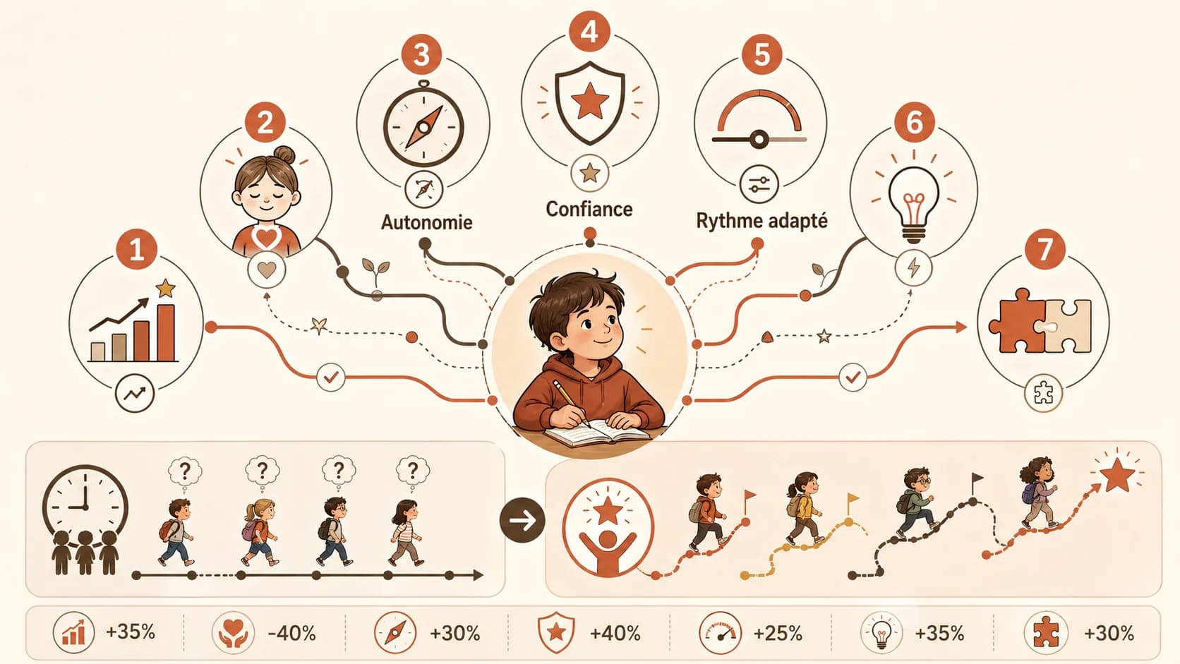 7 avantages de l'apprentissage personnalisé enfants