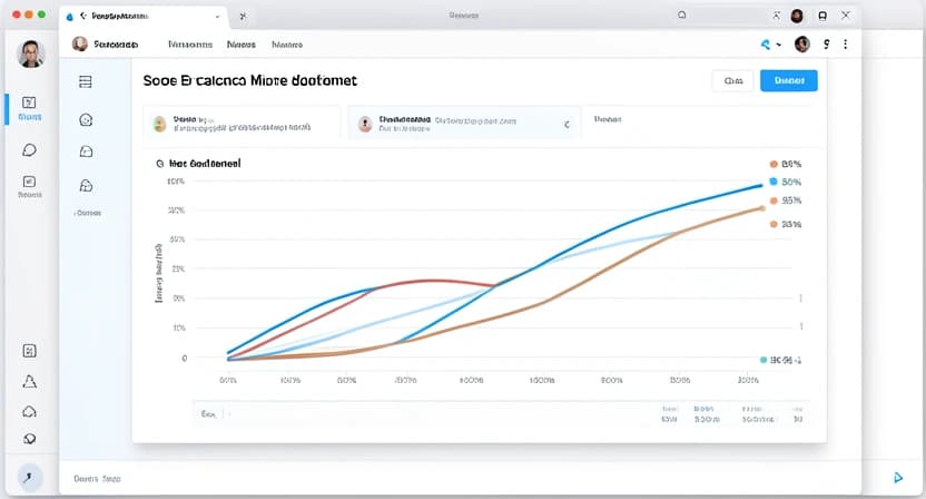 Capture d'écran réaliste d'un tableau de bord de suivi pédagogique montrant la progression d'un élève en calcul mental et géométrie
