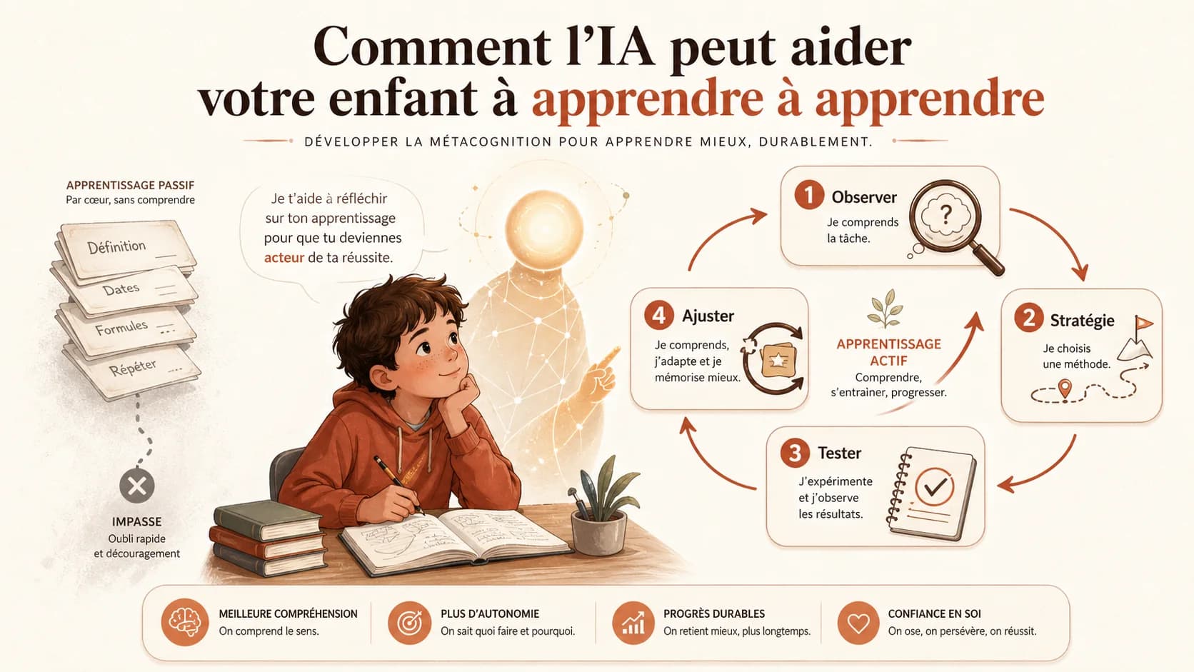 Comment l'IA peut aider votre enfant à apprendre à apprendre