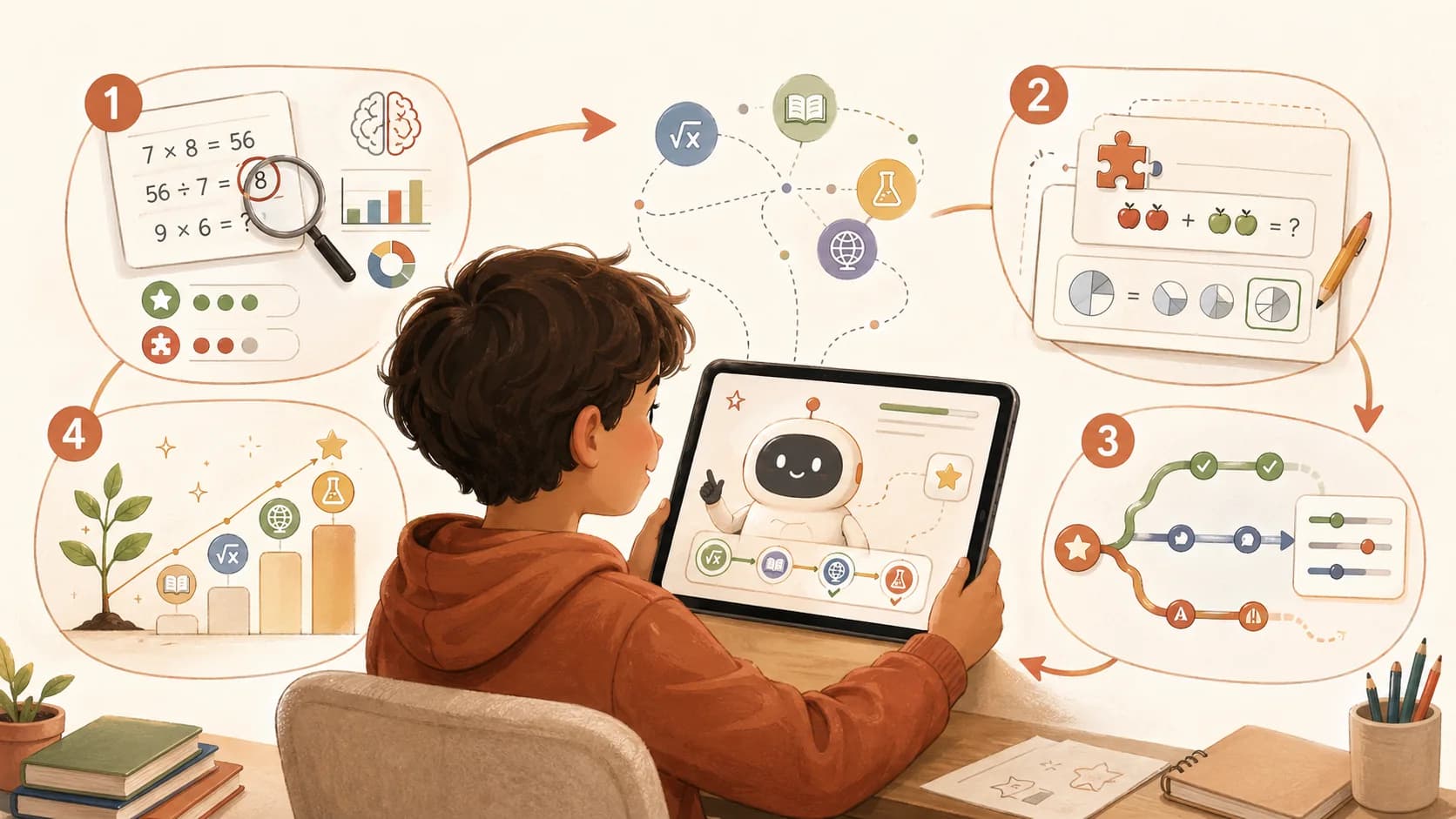 Comment l'IA personnalise l'apprentissage des enfants en 2026