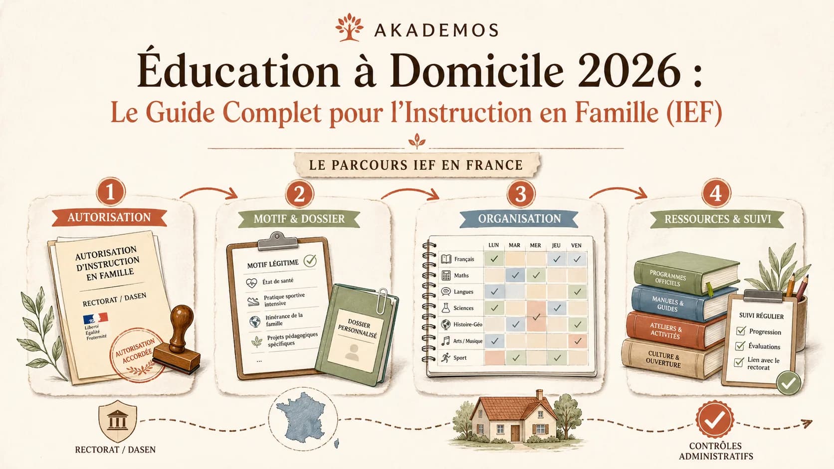 Éducation à Domicile 2026 : Le Guide Complet pour l'Instruction en Famille (IEF)