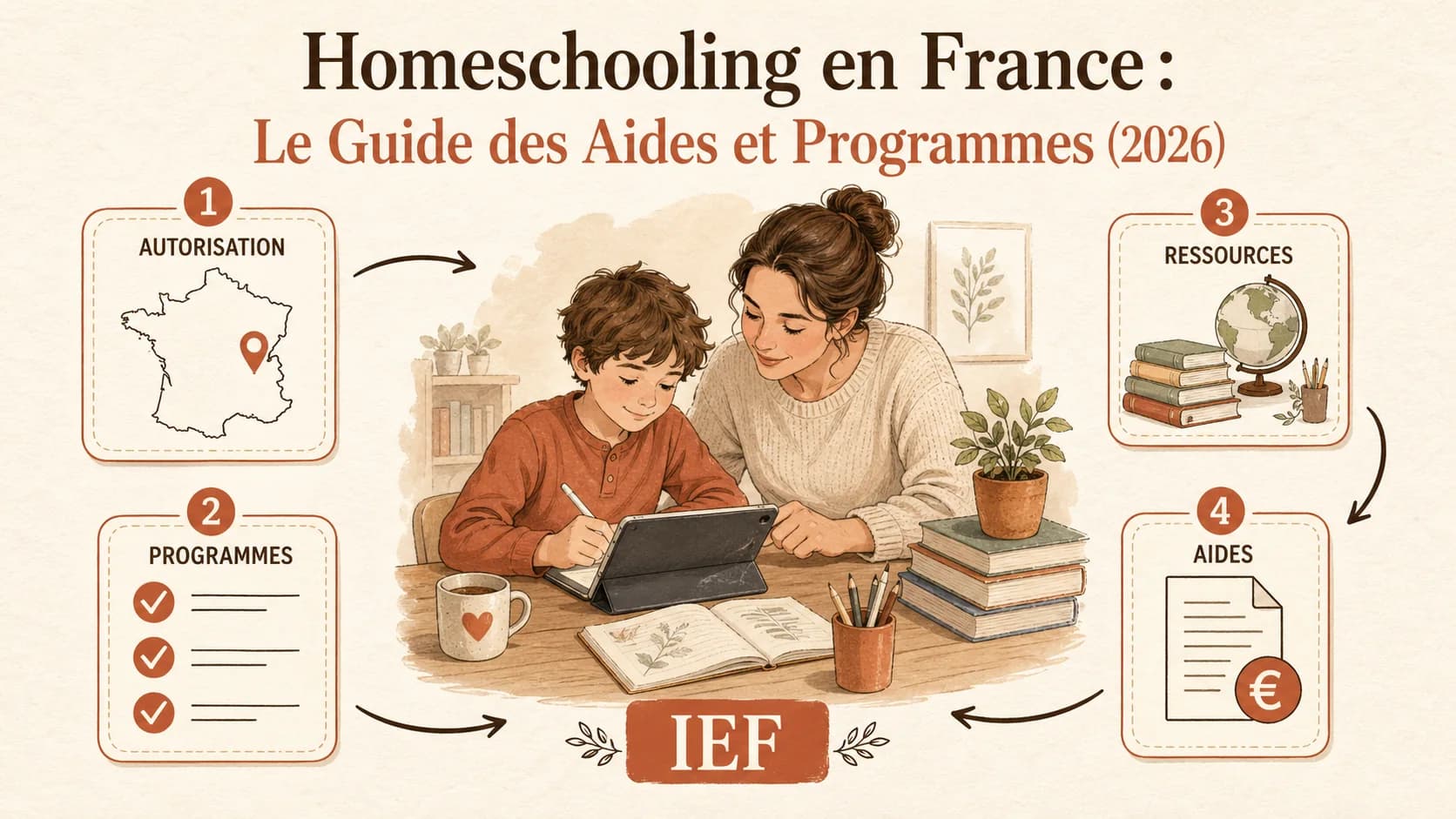 Homeschooling en France : Le Guide des Aides et Programmes (2026)