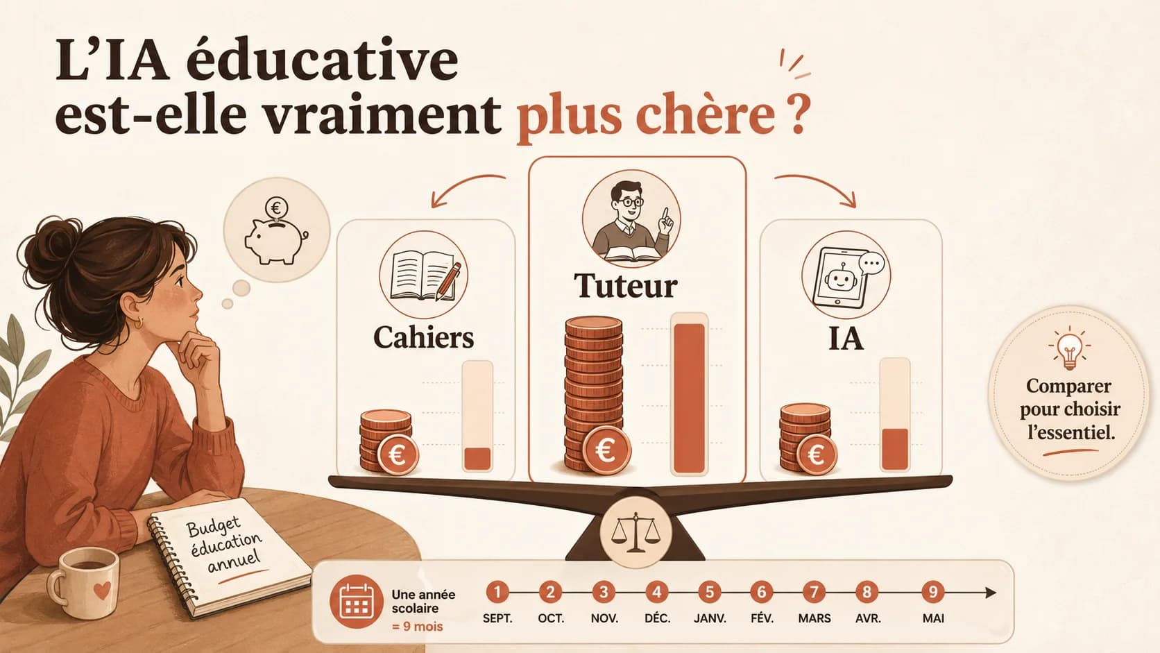 L'IA éducative est-elle vraiment plus chère ? Démontage d'un mythe financier pour les parents