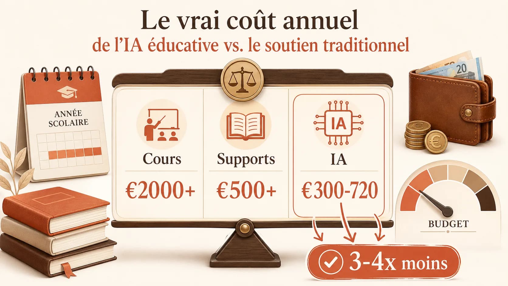 Capture d'écran du tableau de bord de gestion des finances personnelles de l'application Bankin', montrant une catégorie "Éducation & Enfants" avec des dépenses mensuelles et un budget défini.