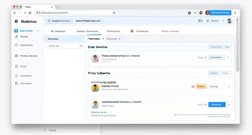 Capture d'écran de l'interface parent d'Akademos lors de la configuration du profil de l'enfant, avec des sélections pour le niveau scolaire, les matières prioritaires et les objectifs d'apprentissage