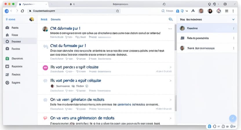 Capture d'écran d'un fil de discussion sur un forum parental français (type "Forum des Parents") montrant des commentaires inquiets sur l'IA à l'école, avec des mentions comme "formatage" et "perte d'esprit critique".