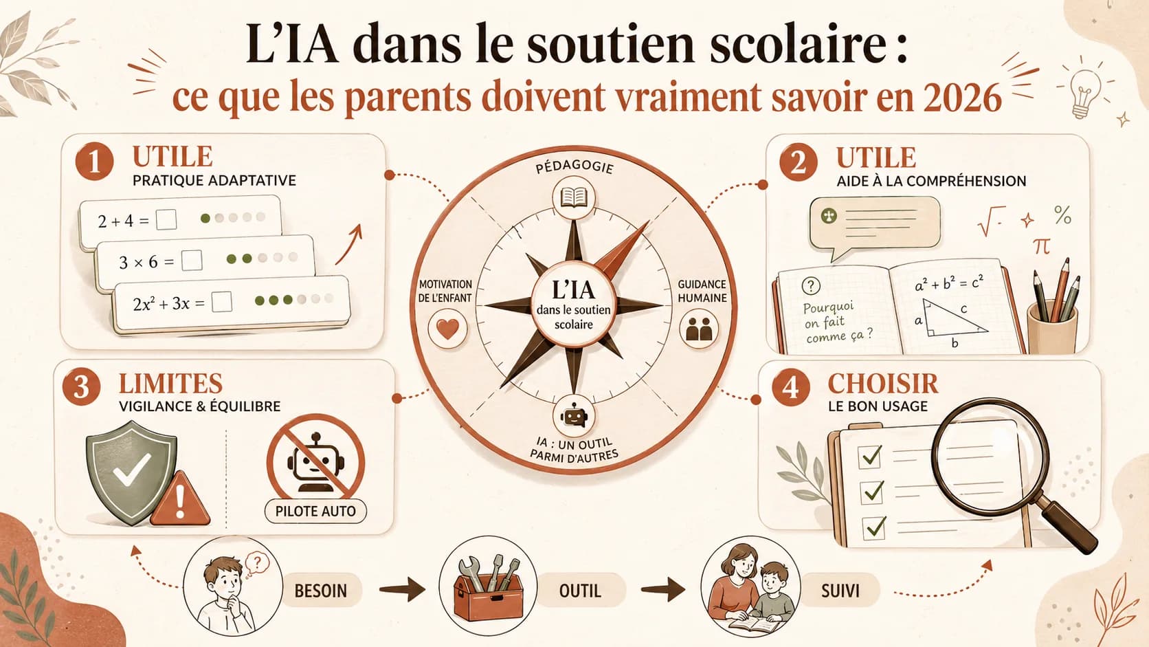 L'IA dans le soutien scolaire : ce que les parents doivent vraiment savoir en 2026