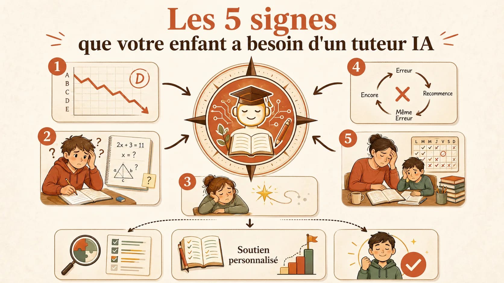 Les 5 signes que votre enfant a besoin d'un tuteur IA