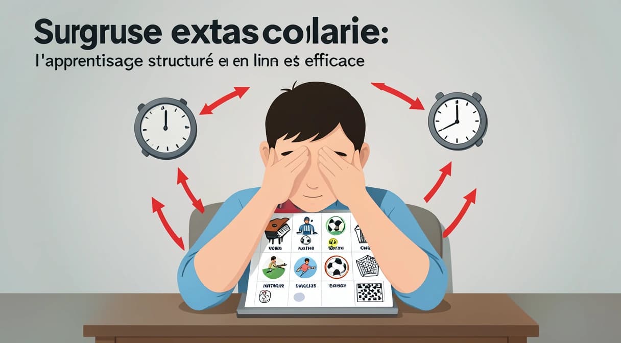 Surcharge extrascolaire : l'apprentissage structuré en ligne est plus efficace
